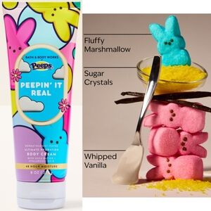 Bath & Body Works Peeps Peepin' It Real Body Cream 8oz NEW